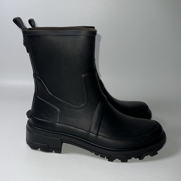 Rag & Bone Chunky Black Rubber Boots - sz 39 - Picture 3 of 8